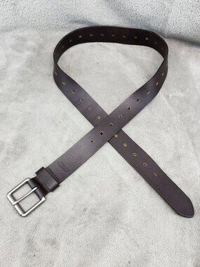 Dickies Belt Mens 38 Brown Leather Work Belt